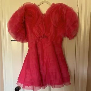 Aje Amour Ruffle Dress NWT